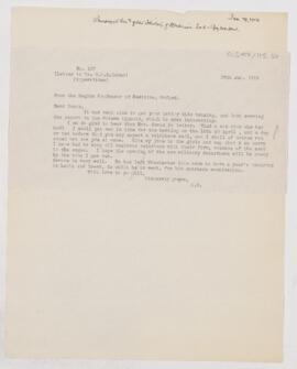 Letter to Charles Nicoll Bancker Camac, January 29, 1913