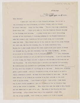 Letter to Henry Barton Jacobs, December 8, 1908