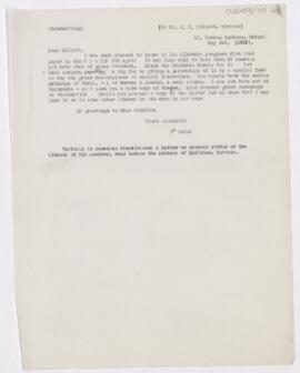 Letter to J. H. Elliott, May 3, 1915