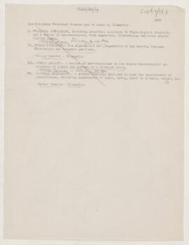 Description of McGill classes, 1882
