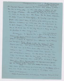 Cushing's notes on Royal Society of Medicine