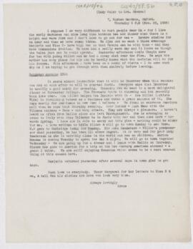 Letter to Mrs. John Revere
