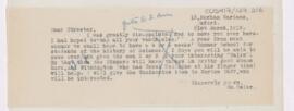 Letter to Edward Clark Streeter, March 31, 1919