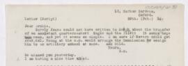 Letter to Thomas Archibald Malloch, February 29, 1916