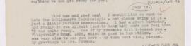Letter to Edward Granville Browne, July 19, 1919