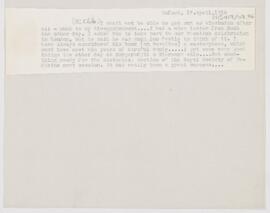 Letter to Arnold Carl Klebs, April 17, 1914