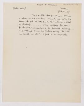 Letter to Thomas Archibald Malloch, June 11, 1918