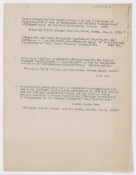 List of books donated to the Winnipeg Public Library