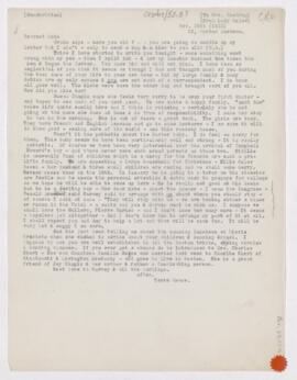 Letter to Katharine Stone Crowell Cushing, November 29, 1912