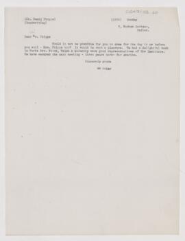 Letter to Henry Phipps, (October 1905 ? )