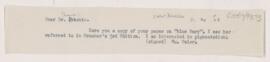 Letter to Maude E. Abbott, November 24, 1903