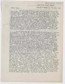 Letter to Susan Revere Chapin, December 10, 1914