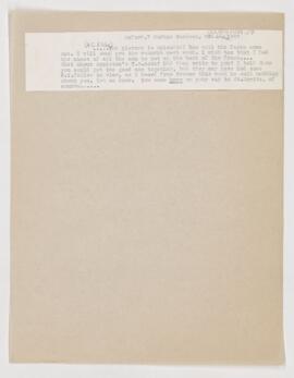 Letter to Arnold Carl Klebs, February 23, 1906