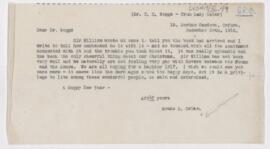 Letter to Thomas R. Boggs, December 29, 1916