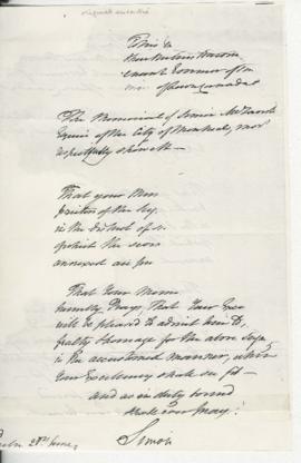 Documents on the legacy of Simon McTavish