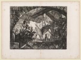 Plate X, Prisoners on a Projecting Platform