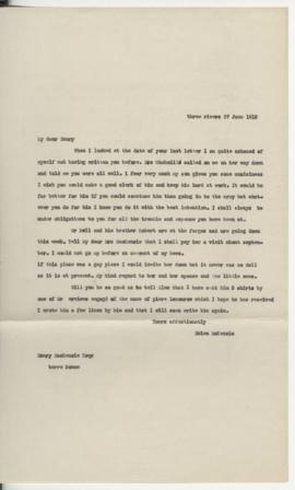 Correspondence by Helen McKenzie