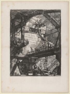 Plate I, Carceri d’invenzione di G. Battista Piranesi Archit. Vene.