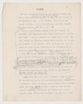 Draft of Autobiography - Parents