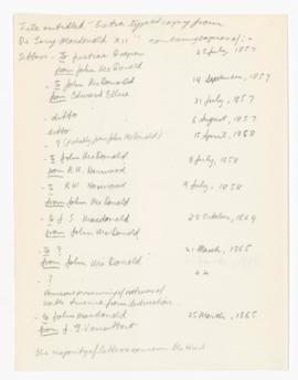 Correspondence and typed transcritps