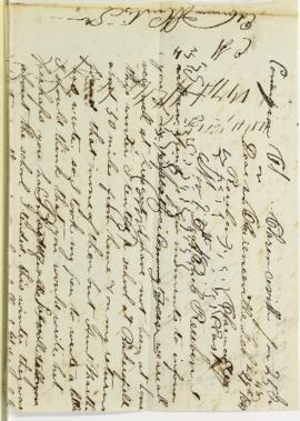 Items laid in to Ledger, 1840s