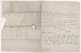 Autograph letter from John Gibson, 2 September 1837