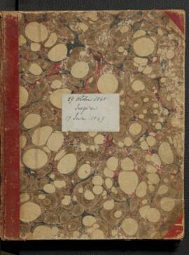 Mon journal, Octobre 1848