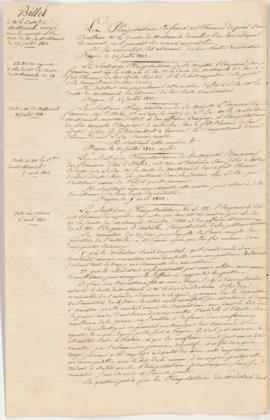 Diplomatic notes concerning the proceedings of peace at Pleswitz in relation to Austria/Metternich