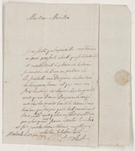 Letter from J.C. Drolet, 13 November 1793