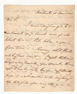 Correspondence and papers, 1825-1839