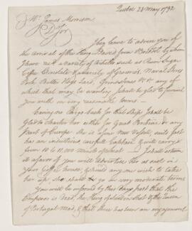 Letter from John Painter, 28 May 1792