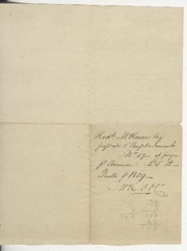 Document regarding Roderick Mackenzie