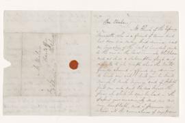 Ben Simpson letters, 1836-1837